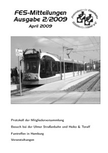 Rundschreiben 2009 / 2