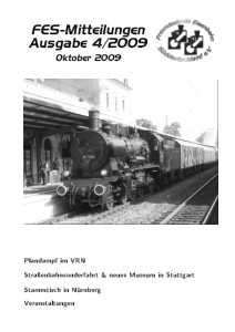 Rundschreiben 2009 / 4