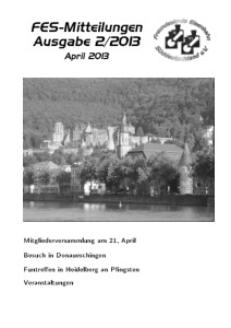 Rundschreiben 2013 / 2