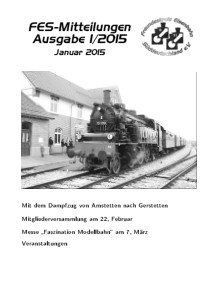 Rundschreiben 2015 / 1