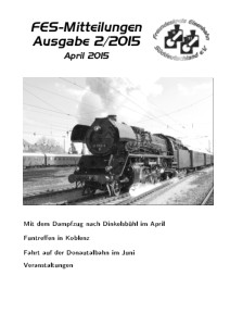 Rundschreiben 2015 / 2